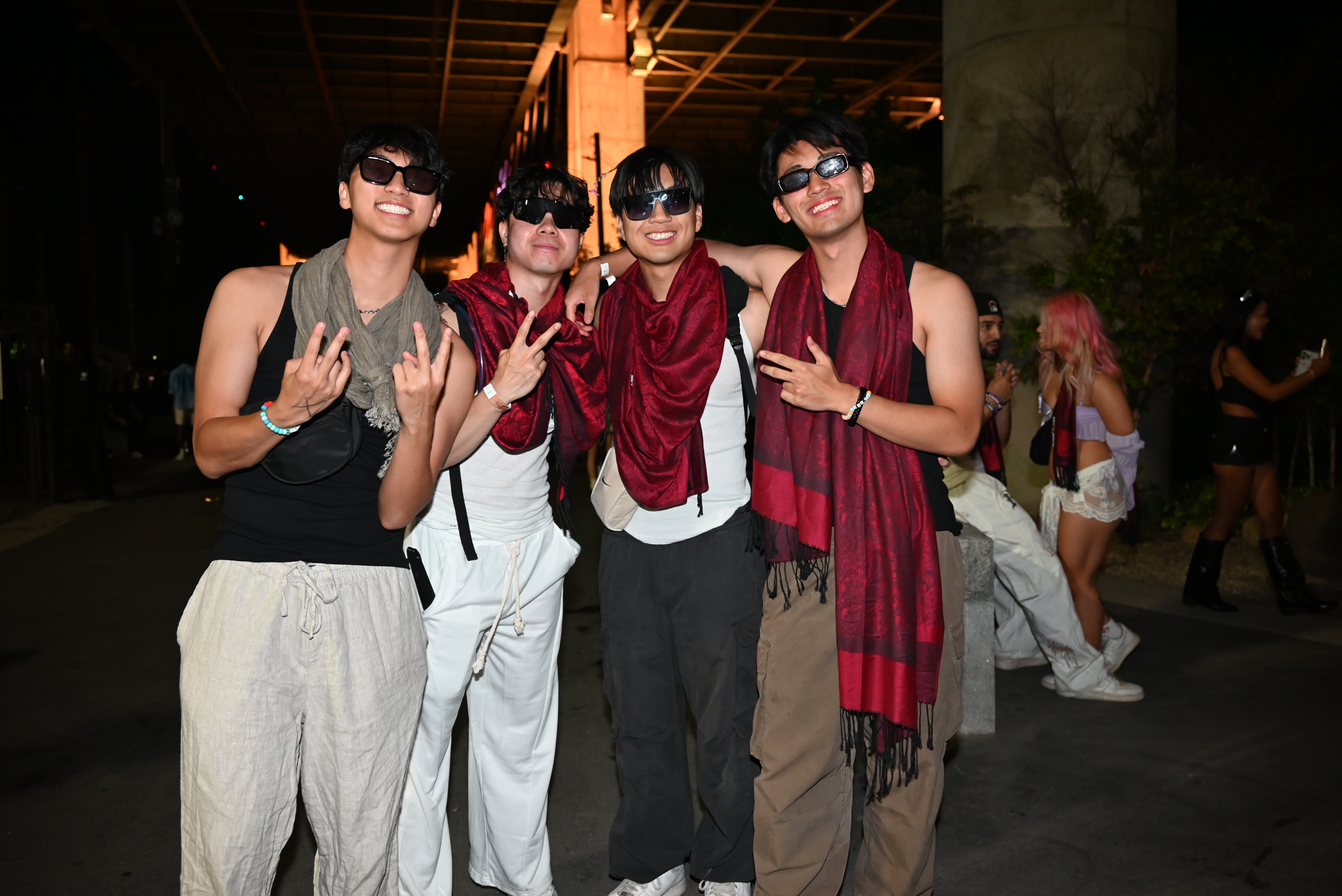 Fans at Head in the Clouds.