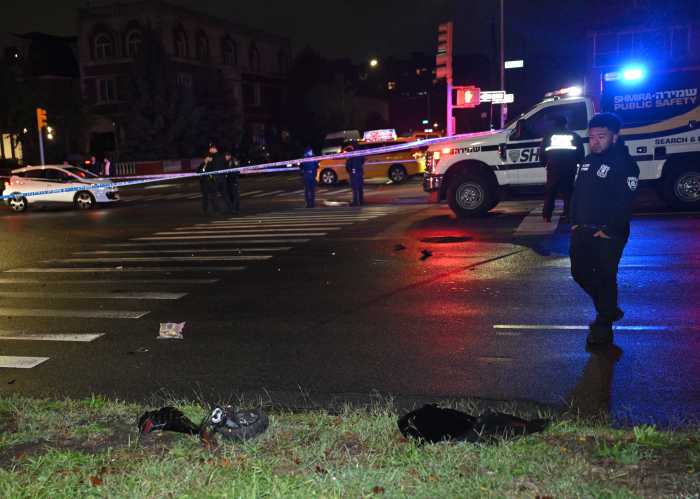 Police at scene of Brooklyn hit-and-run crash