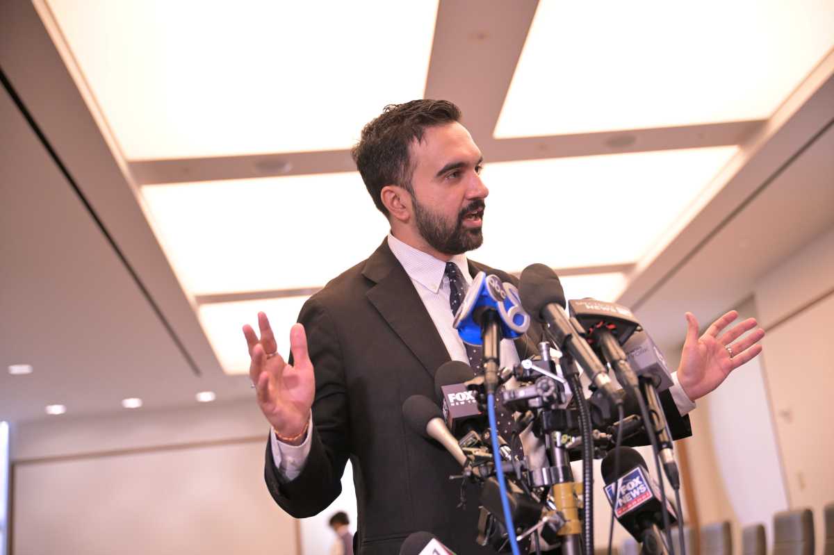 democratic mayoral candidate zohran mamdani speaking