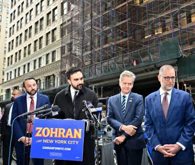 Assemblyman and Democratic Nominee Zohran Mamdani Mamdani said his administration would prioritize efficiency on city-owned properties to lead by example and encourage private building owners to follow suit.