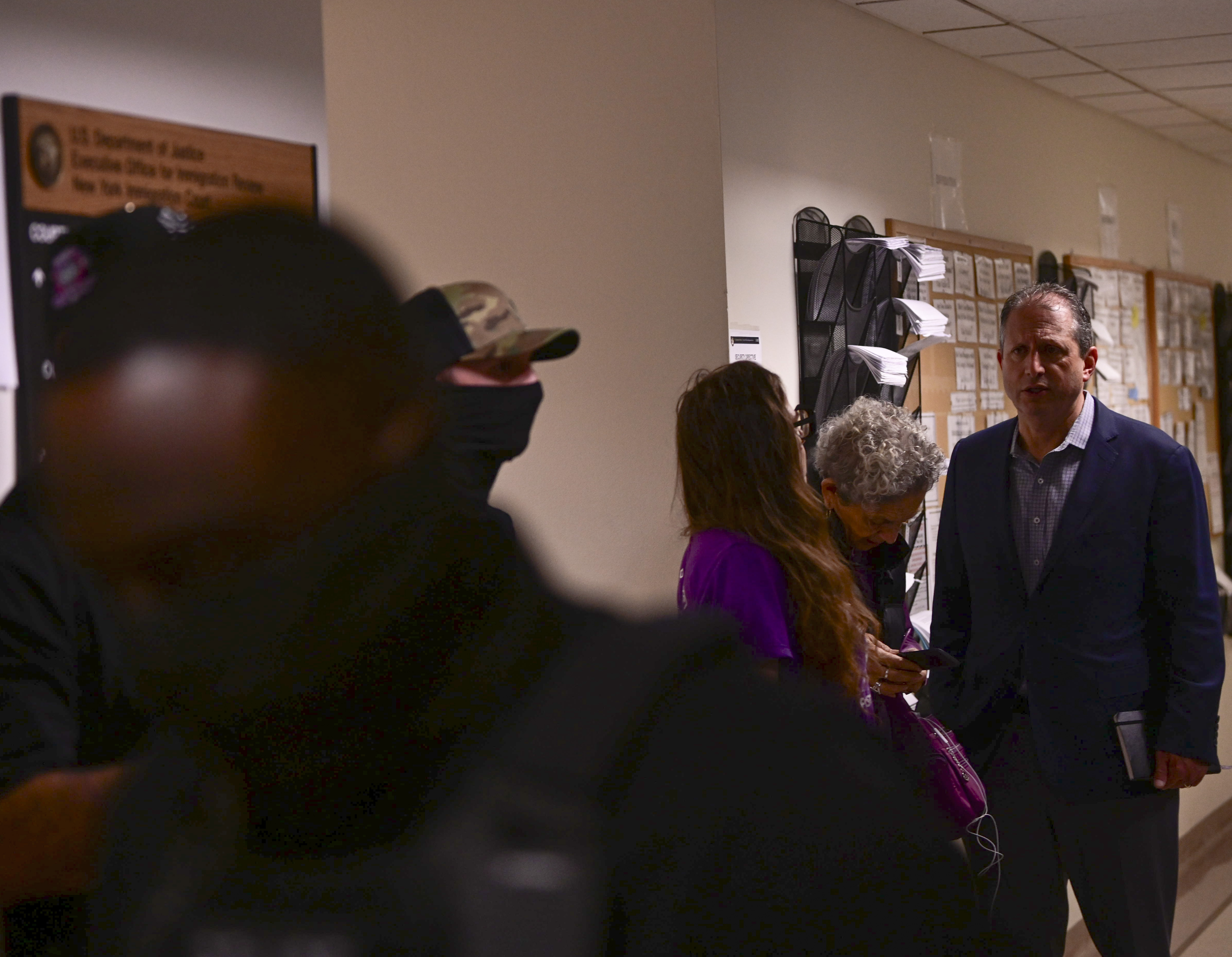 Comptroller Brad Lander stopped by to bear witness after a case earlier in the week ended with negative results.