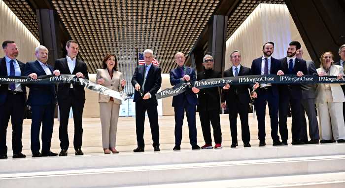 JPMorganChase celebrated the opening of their new headquarters at 270 Park Avenue.