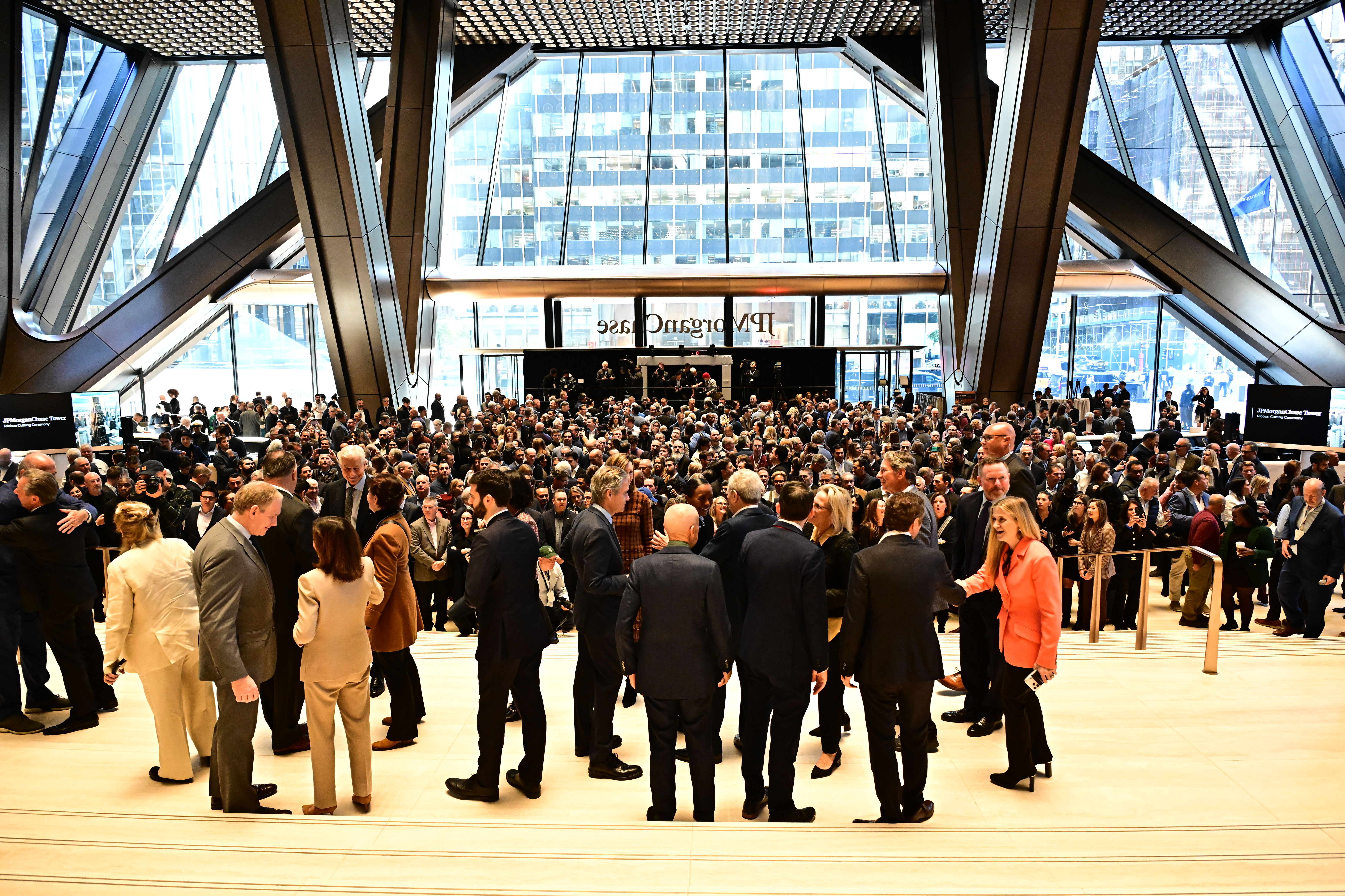 JPMorganChase celebrated the opening of their new headquarters at 270 Park Avenue.