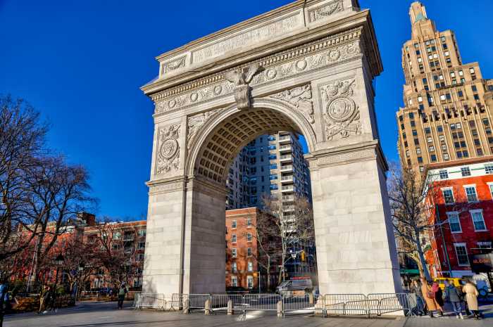 Washington Square Park, where federal authorities say an open-air drug market has fueled overdoses