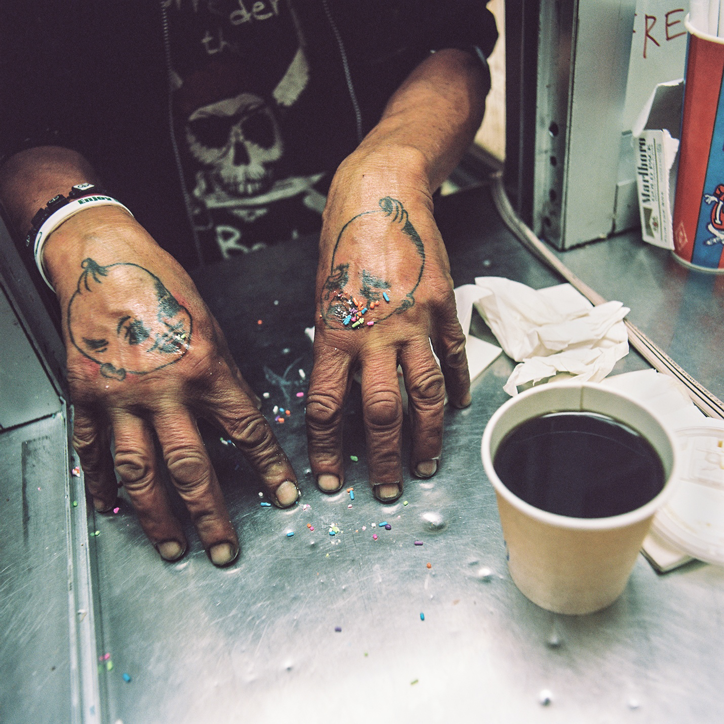 A late night customer at Ray's Candy Store. Photo by Whitney Browne from her book "Candy Store"