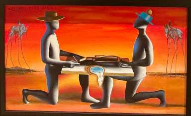 Art by Mark Kostabi