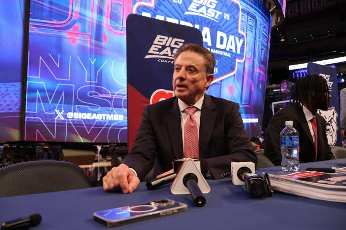 Big East laying roots in New York City as St. John's preps for new golden era 3 Rick Pitino St. John's media day MSG