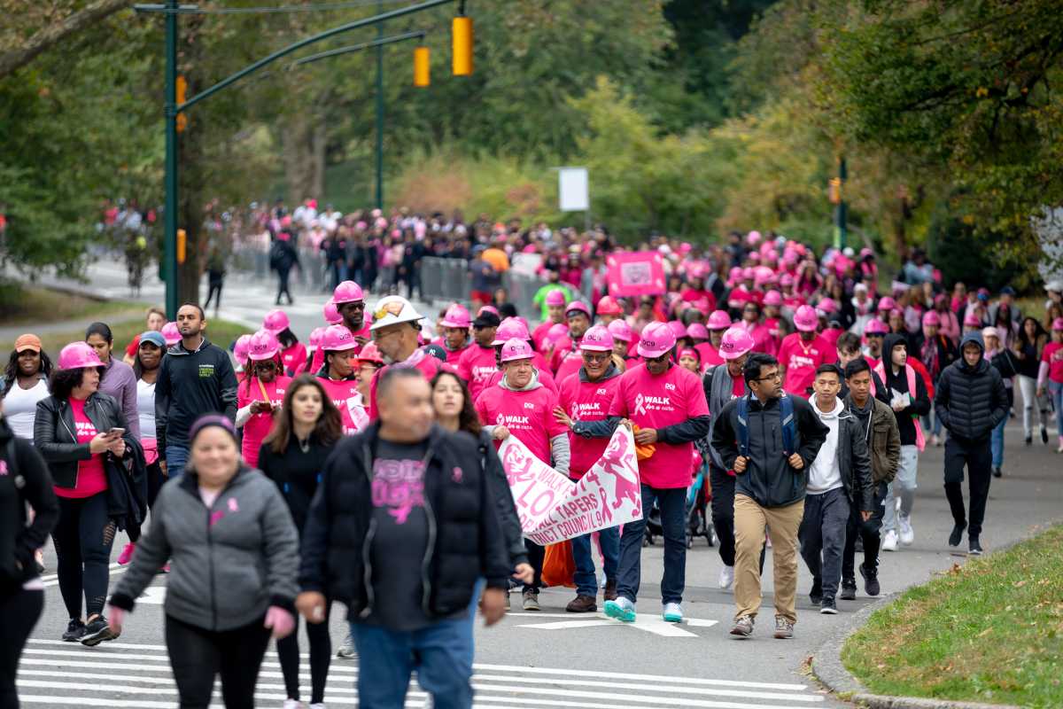The Annual Making Strides Against Breast Cancer walk is returning to Central Park.