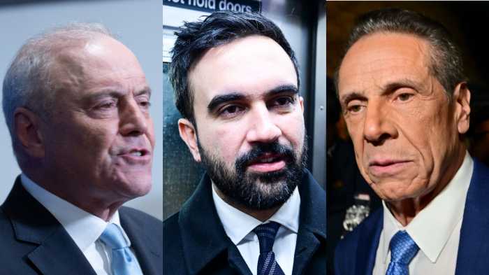 Mayor candidates curtis sliwa zohran mamdani and andrew cuomo