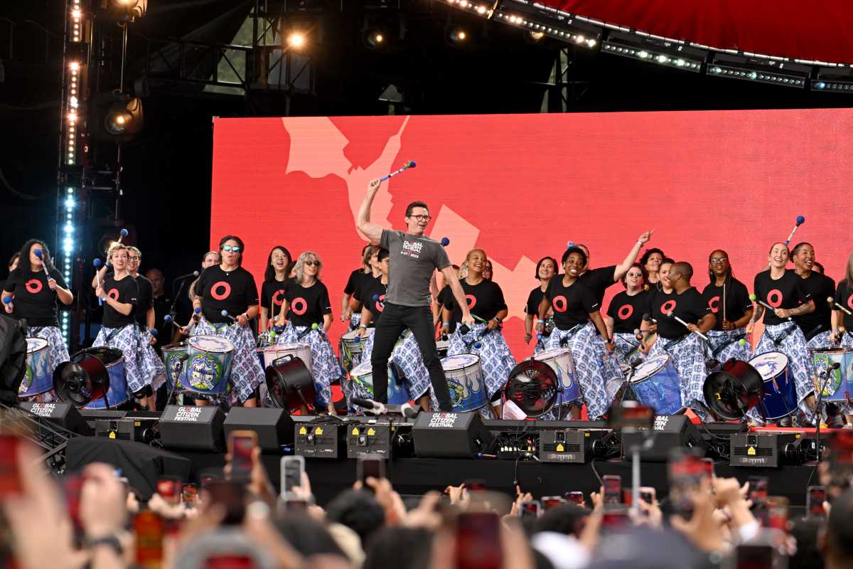 NEW YORK, NEW YORK - SEPTEMBER 27: Hugh Jackman performs onstage during the 2025 Global Citizen Festival at Central Park on September 27, 2025 in New York City.