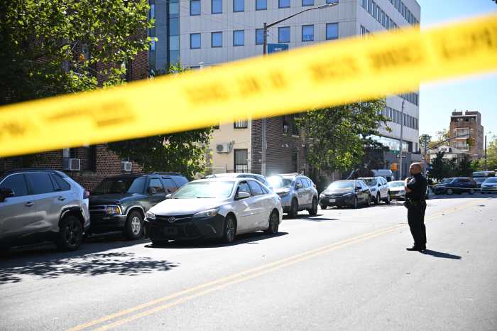 Officers found the victim sitting in her car, with multiple stab wounds