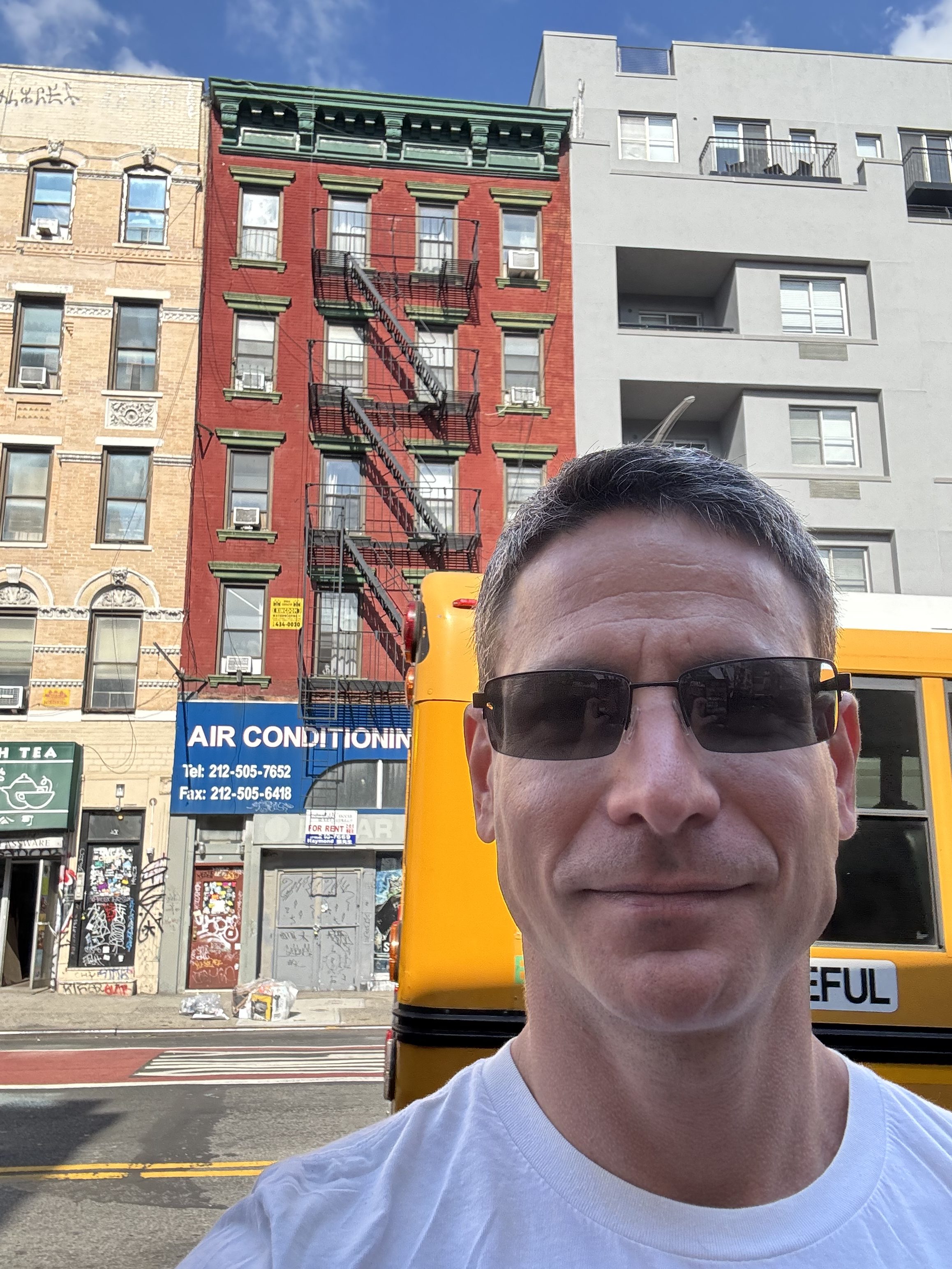 A human superhero: Push to honor Lower East Sider and Superhero co-creator Jack Kirby 3 Roy Schwartz in front of Jack Kirby's birthplace at 147 Essex Street