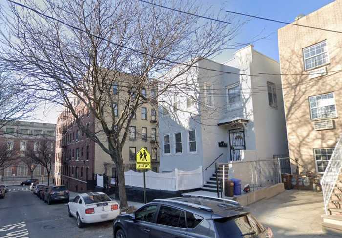 View of the Wakefield residence, where police say three people were shot and wounded Sunday following a dispute between two women.