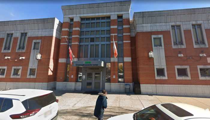 A juvenile detention center in the Bronx