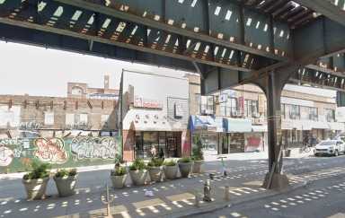 The Dunkin’ at 1791 Westchester Ave. in the Bronx, where a 3- to 4-month-old boy was briefly left in a stroller Tuesday morning.