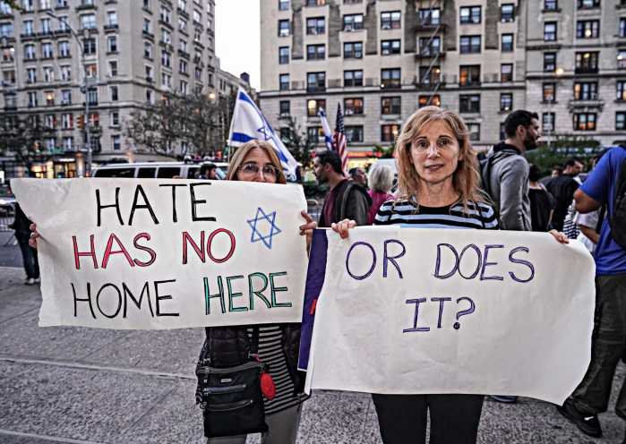Op-ed | Are we on the cusp of an era of Jewish alienation in NYC? 2 Jewish New Yorkers protest antisemitism in the wake of the Oct. 7, 2023 terrorist attacks