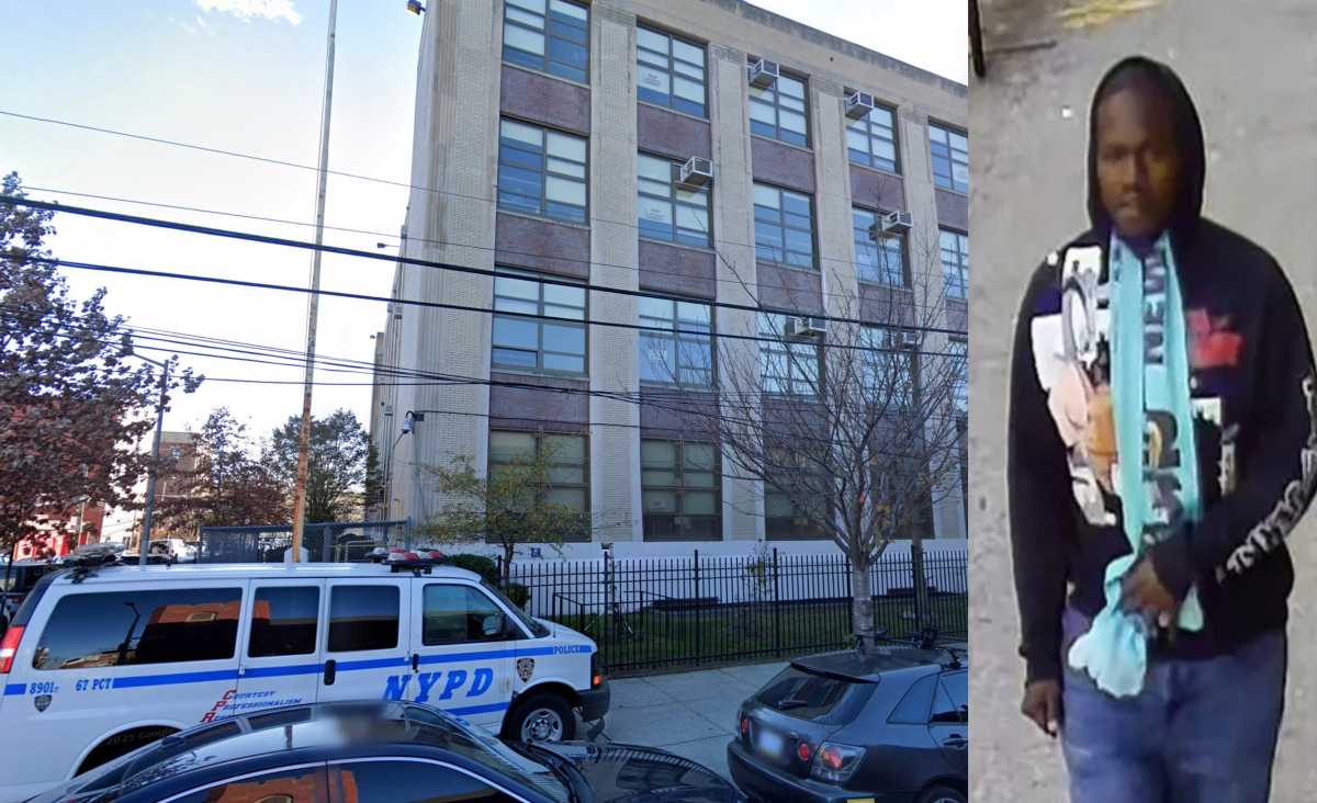 Suspect who slashed tires of NYPD vehicle outside Brooklyn school