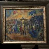 Marc Chagall in Soho: Color as covenant, dream as destiny in a master's art 19 "Crucifixion" by Marc Chagall