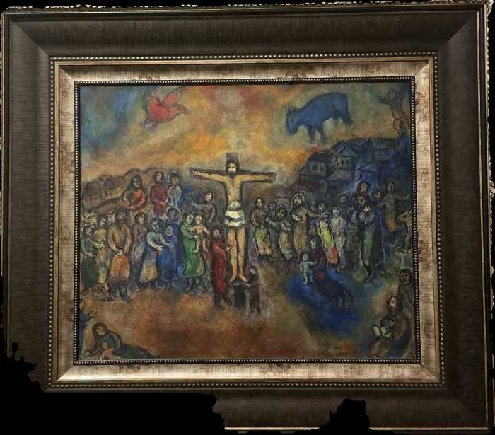 "Crucifixion" by Marc Chagall