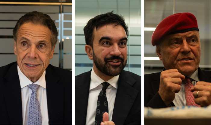 NYC Mayor's Race headshots Cuomo Mamdani Sliwa