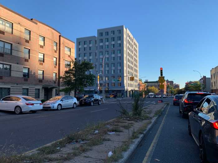 buildings in East New York during the day