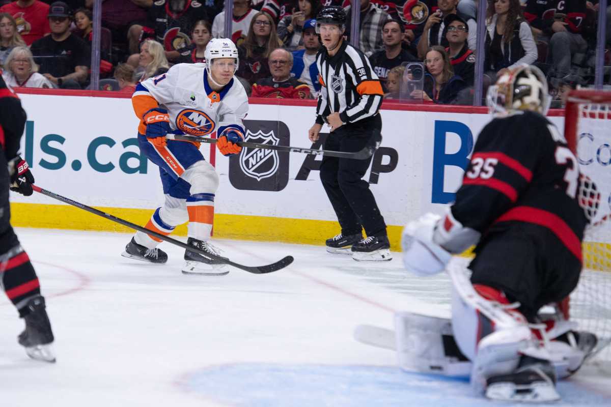 Emil Heineman rewarding Islanders' early faith in him 1 Emil Heineman Islanders Senators