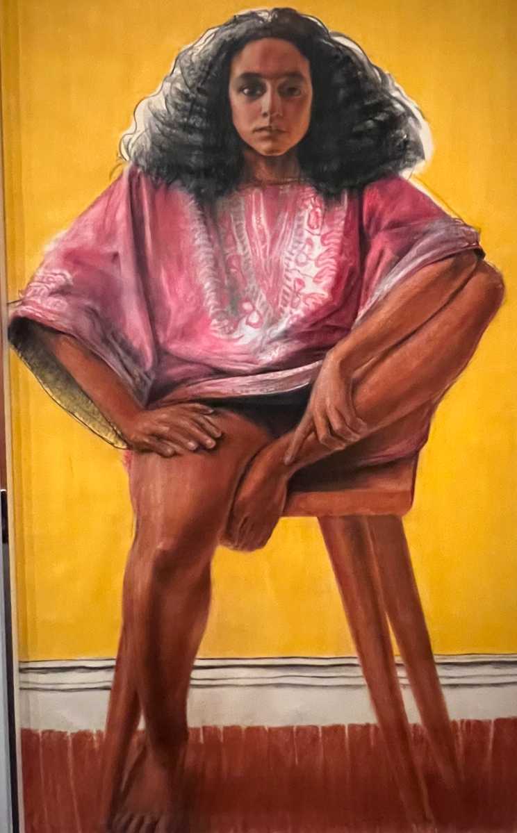 John Wilson at The Met: Witnessing humanity and defying erasure through his canvas 5 "Gabrielle" by John Wilson, 1975.