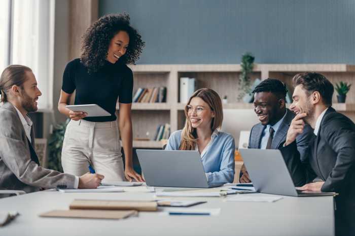 Nominations open for 2026 NYC Top Workplaces 4 Happy workers in one of NYC Top Workplaces