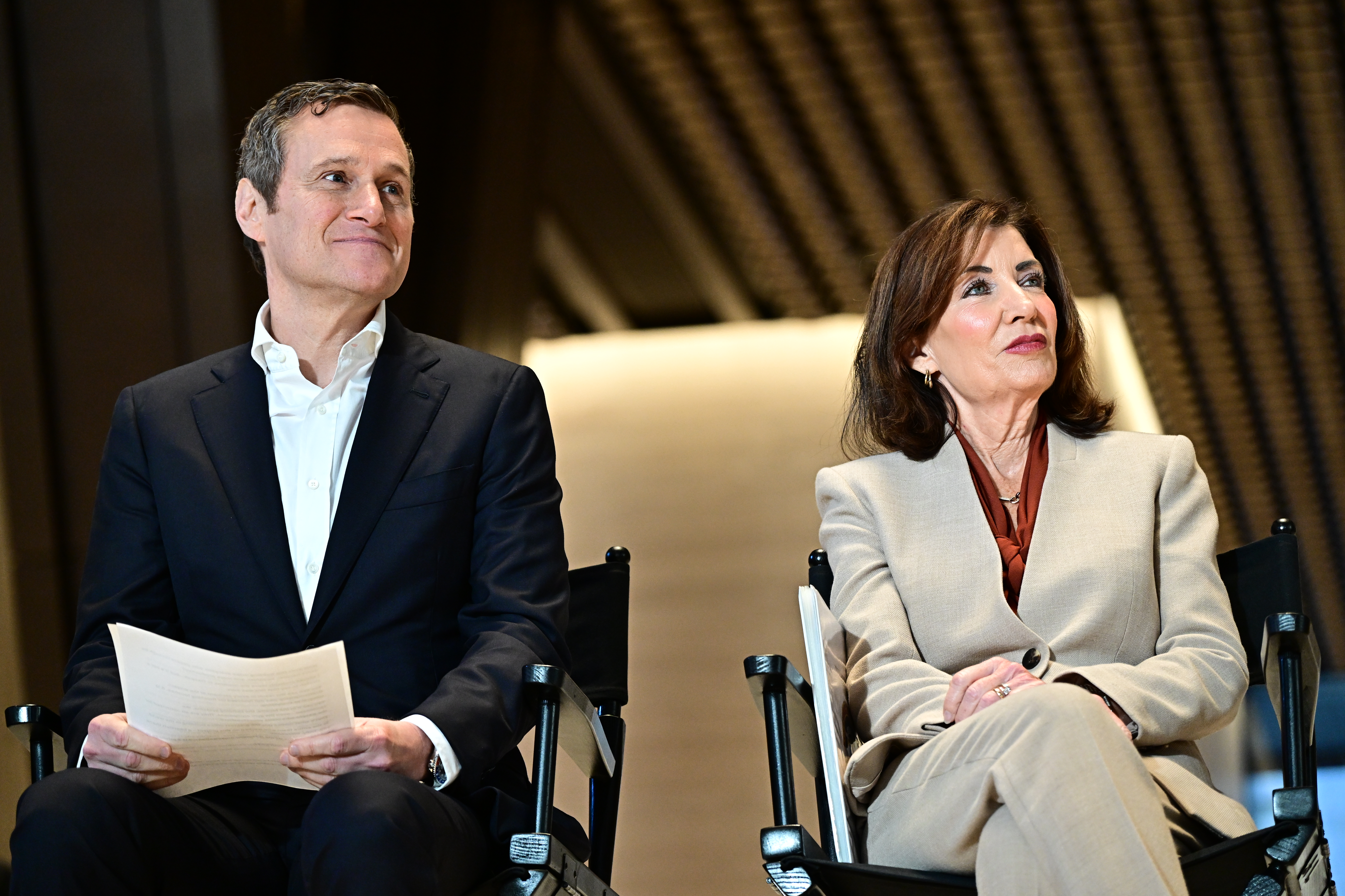 Gov. Kathy Hochul, and Rob Speyer, President & CEO of Tishman Speyer