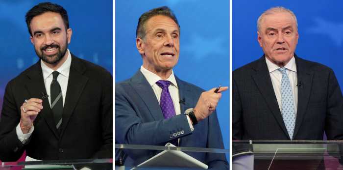three candidates for NYC Mayor mamdani cuomo and sliwa
