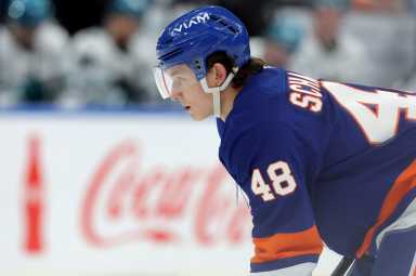 Matthew Schaefer Islanders Sharks fo