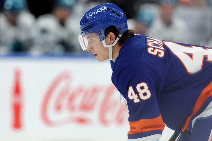 Matthew Schaefer Islanders Sharks fo