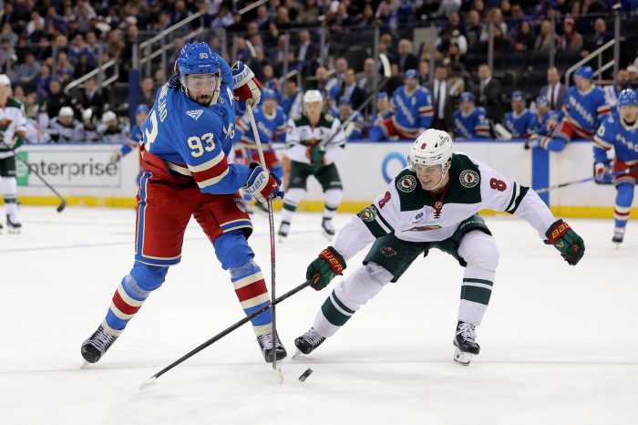 Mika ZIbanejad Rangers Wild