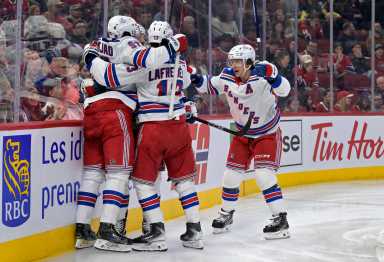 Rangers Canadiens goal Panarin Lafreniere
