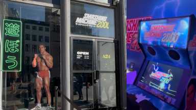 A24 and director Benny Safdie have launched “The Smashing Machine” 2000 Arcade Pop-Up in SoHo