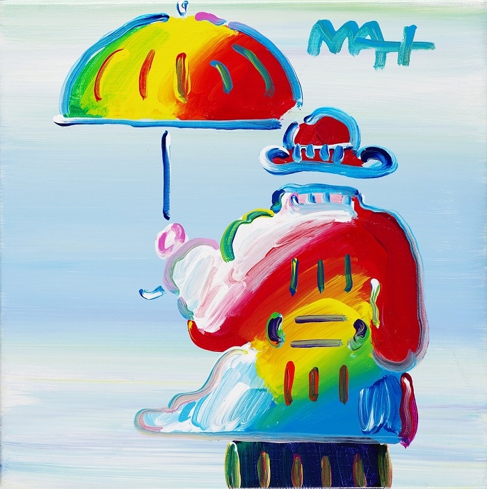 Umbrella Man by Peter Max