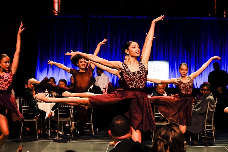 Dancers at the Cristian Rivera Foundation Gala raising money for DIPG research.