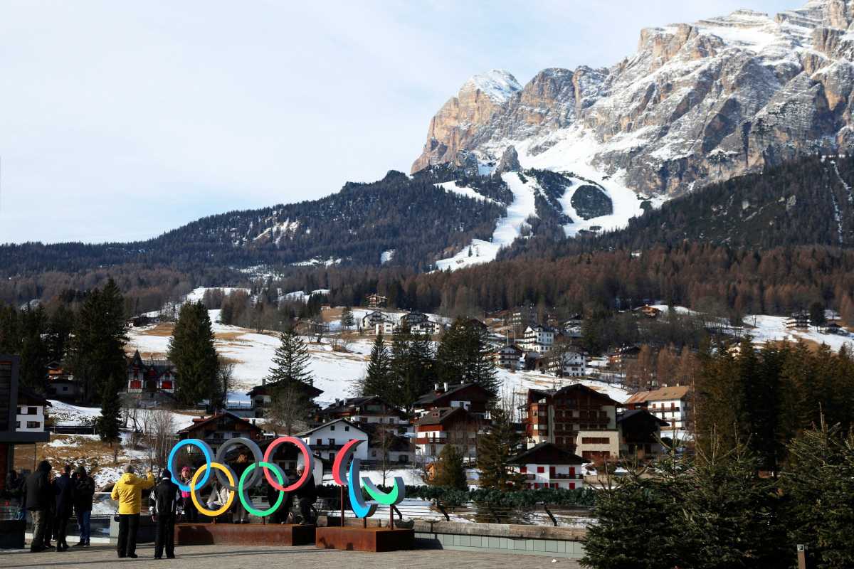 Olympics rings Milano Cortina