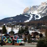 Olympics organizers inching toward ban on transgender women for 2028 Summer Games 8 Olympics rings Milano Cortina