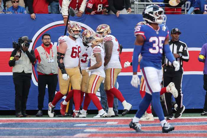 Giants 49ers touchdown MetLife