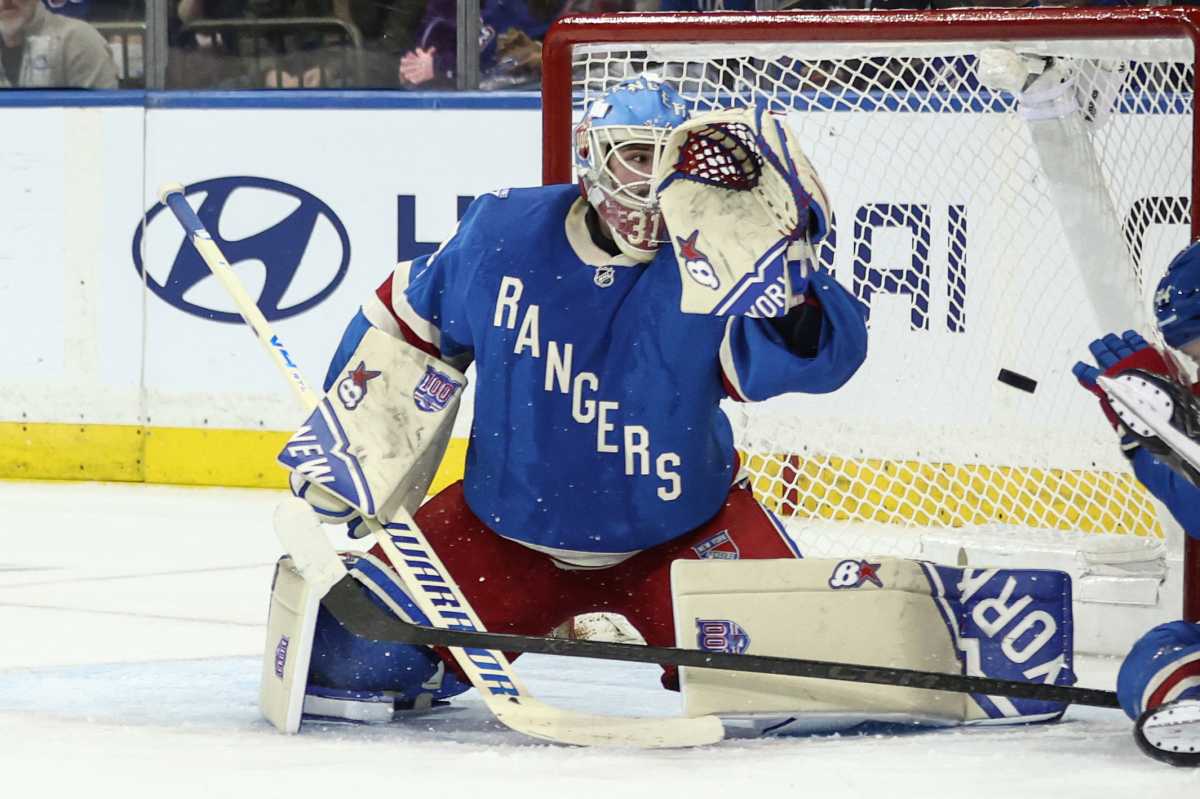Madison 'Scare' Garden: Rangers living in a house of horrors as they're still winless on home ice this season 2 Rangers goalie can't stop a shot that goes into the net at Madison Square Garden