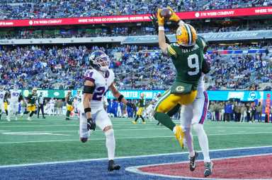 Christian Watson touchdown Giants Packers Week 11