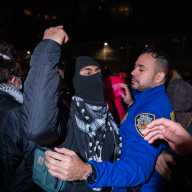 New York leaders blast 'vile' antisemitic rhetoric during protest outside Manhattan synagogue 12 Protesters outside synagogue