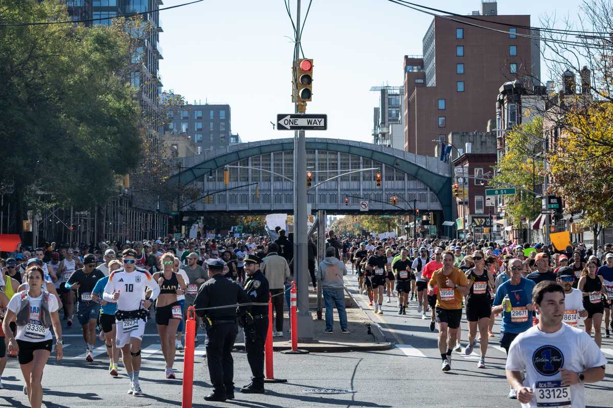 NYC MARATHON: Perfect weather and energized New Yorkers greet 55,000 runners for the great five-borough race 9