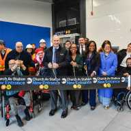 Subway accessibility: Top MTA officials mark completion of new elevators, upgrades at Brooklyn station 5 MTA officials cut ribbon on new subway accessibility features in Brooklyn