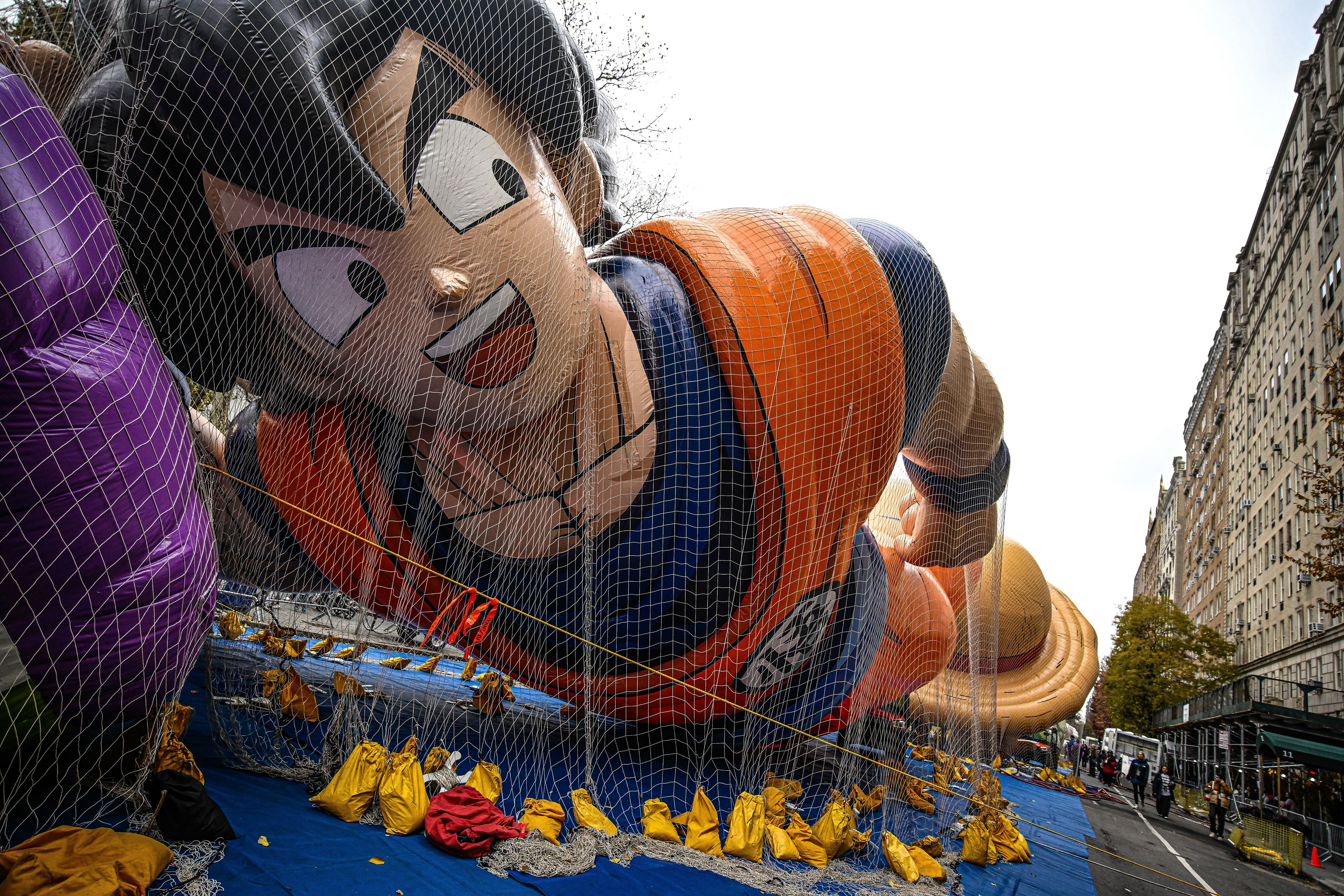 Goku made his parade debut a few years ago.