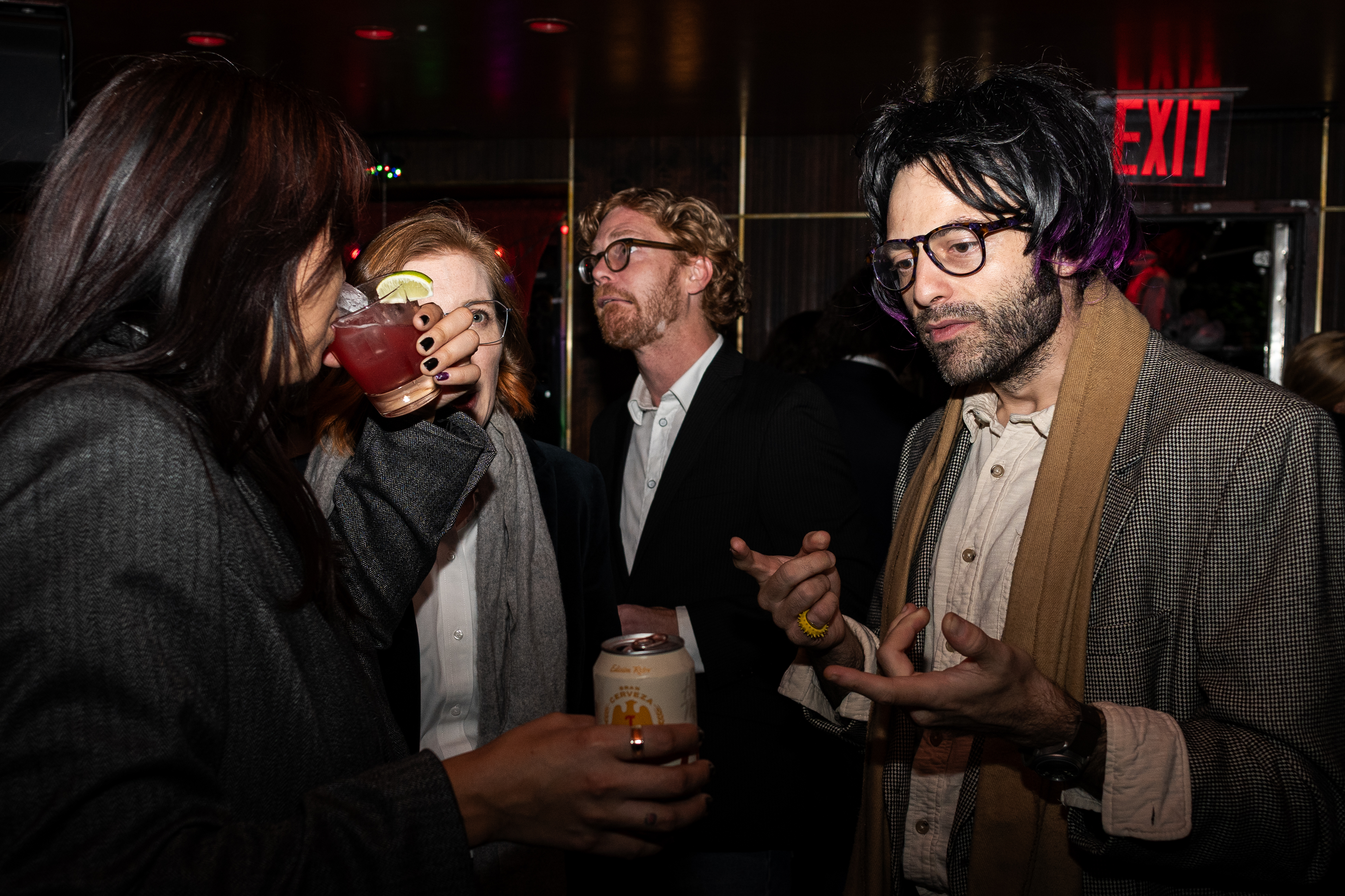 FranCon celebrates NYC's favorite writer, speaker and curmudgeon, Fran Lebowitz 2 people at francon