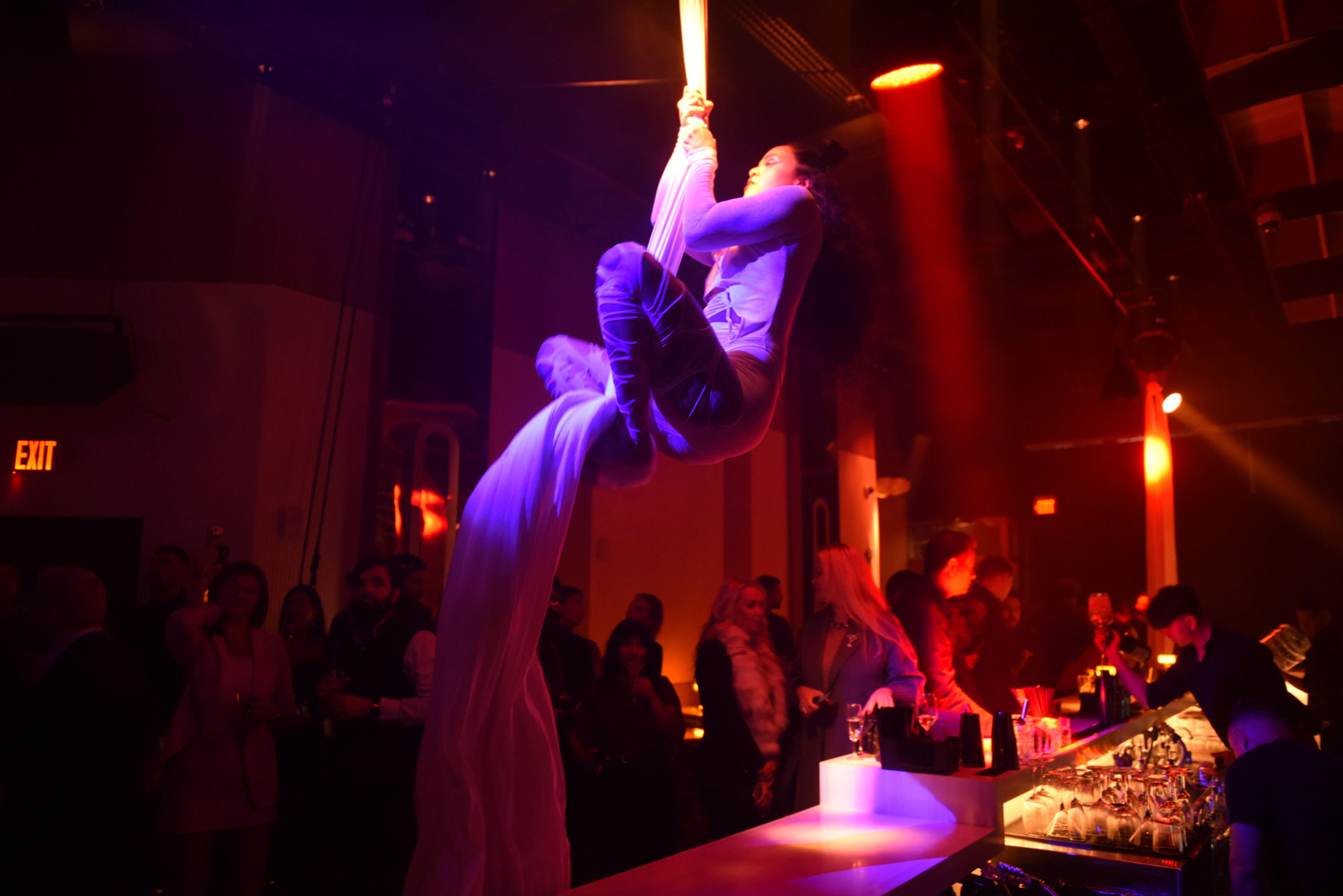 You can watch aerial shows at Casa CeCe.