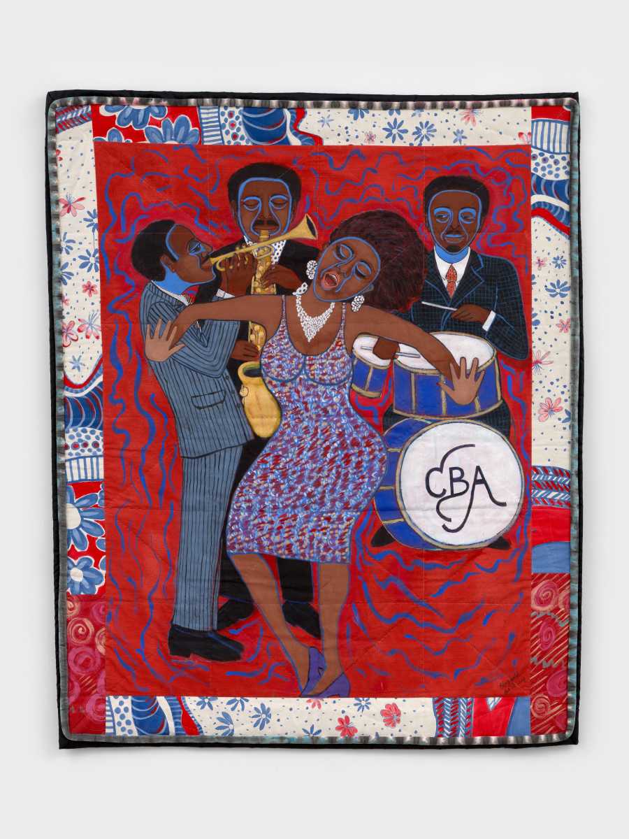 “Jazz Stories: Mama Can Sing, Papa Can Blow #2: Come On Dance With Me” (2004) by Faith Ringgold