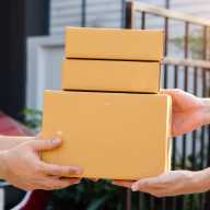 Op-Ed | A father-son delivery business shows the real impact of Amazon’s local partners 7 Man receiving parcel from delivery man